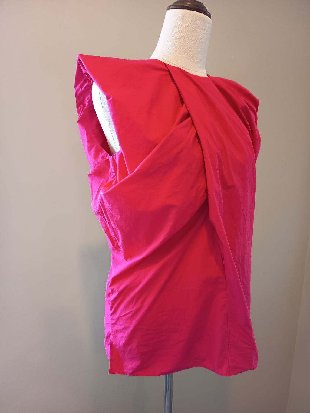 COS Gathered Draped Sleeveless Top
