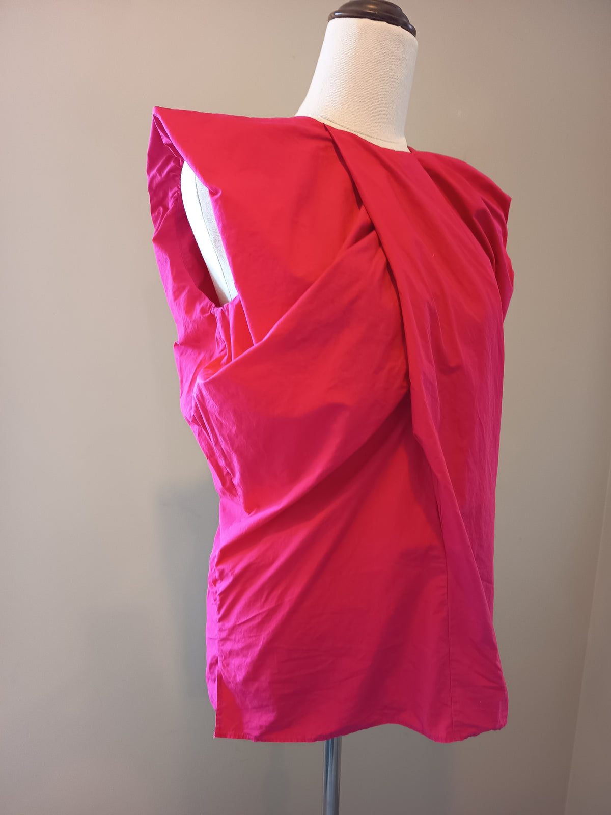 COS Gathered Draped Sleeveless Top