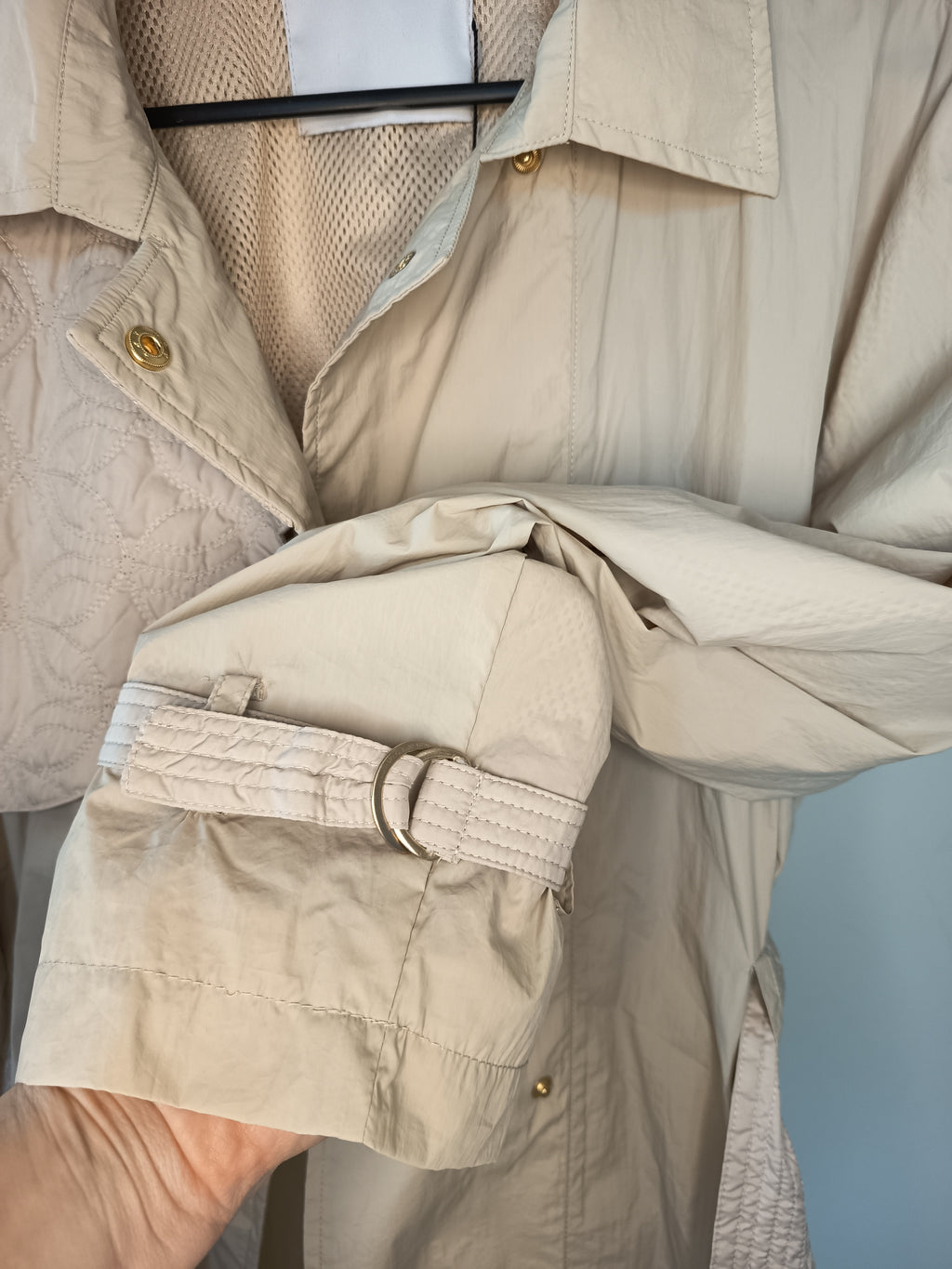 Aje Athletica Quilted Storm Flap Trench (8)