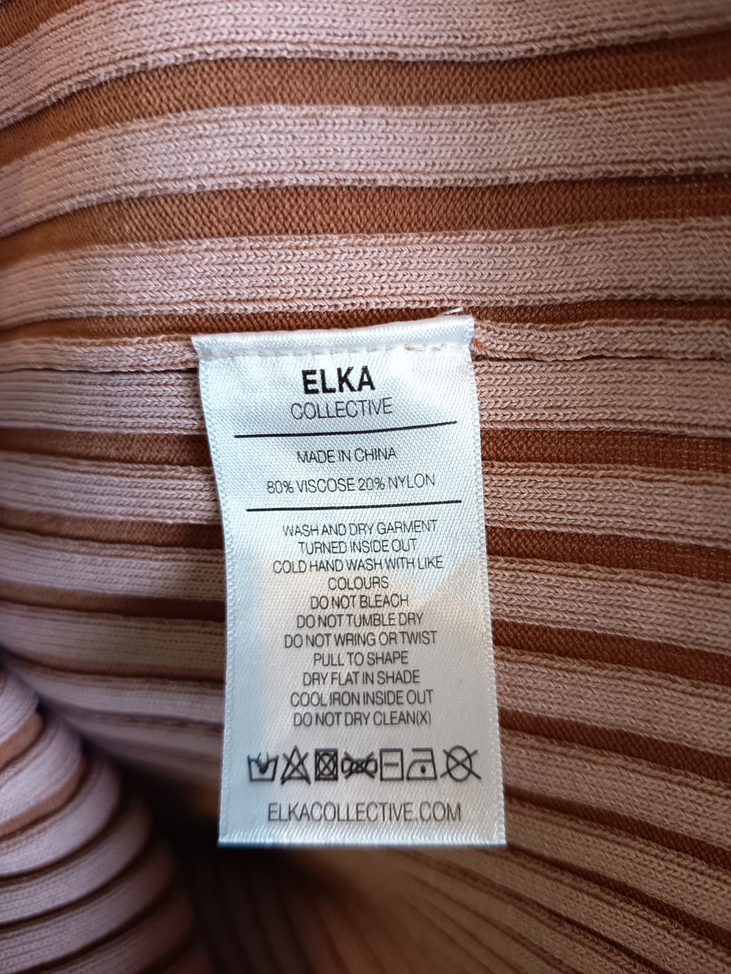 Elka Collective Lavinia Ribbed Midi Dress