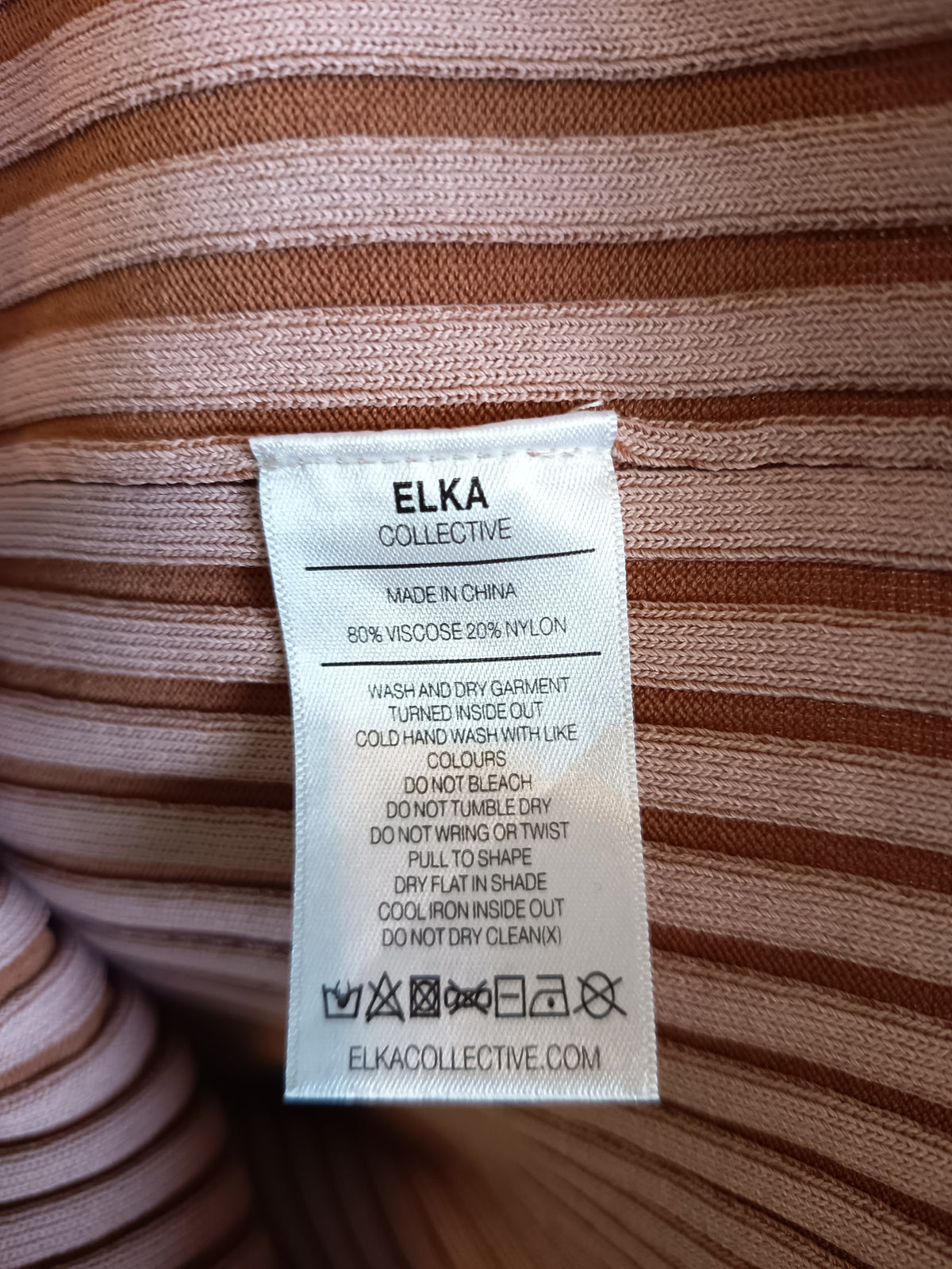 Elka Collective Lavinia Ribbed Midi Dress