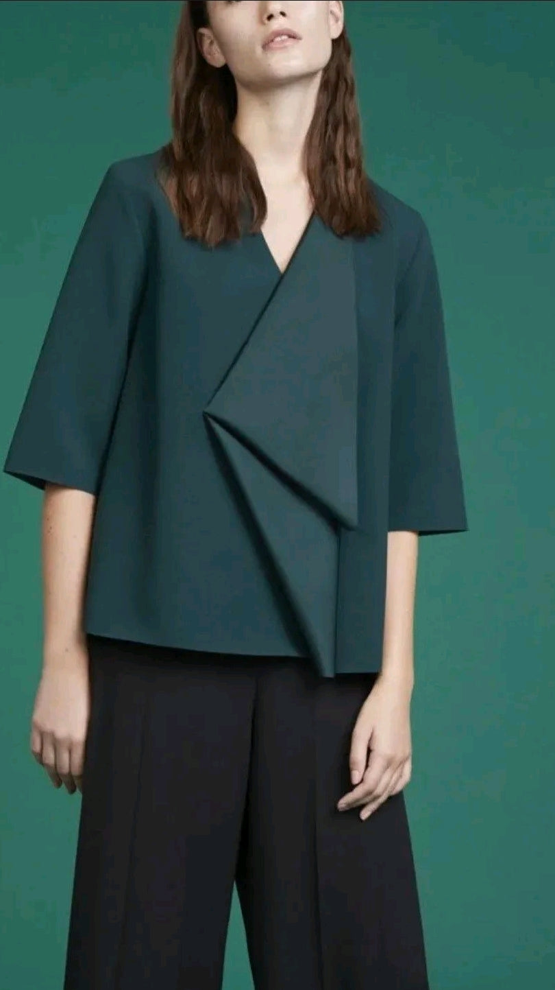 COS Drape Detail A-Line Top