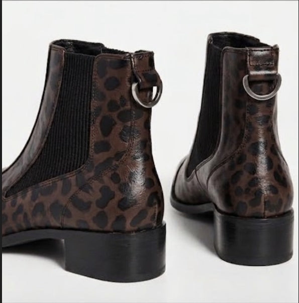 Senso Leopard-print Chelsea Boots