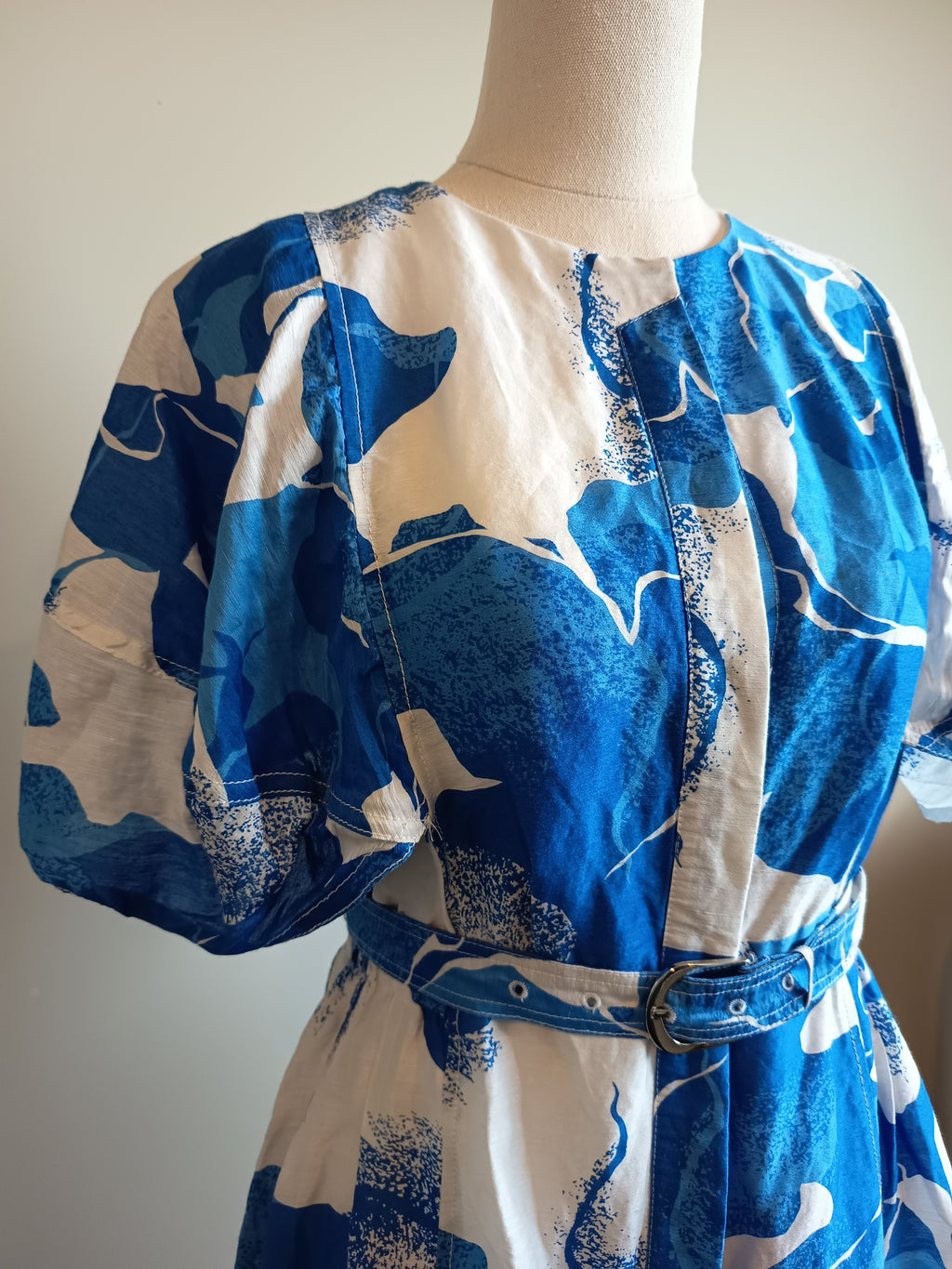 Country Road Print Organza Mini Dress