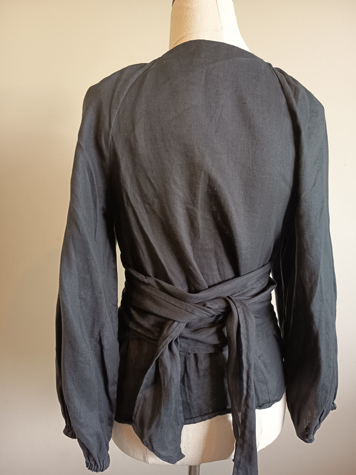 Witchery Linen Wrap Top