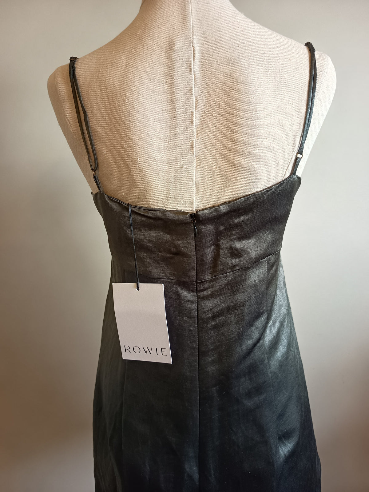 Rowie Gwen Silk Slip Dress (NEW)