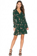 GANNI Marietta Georgette Wrap Dress (S)