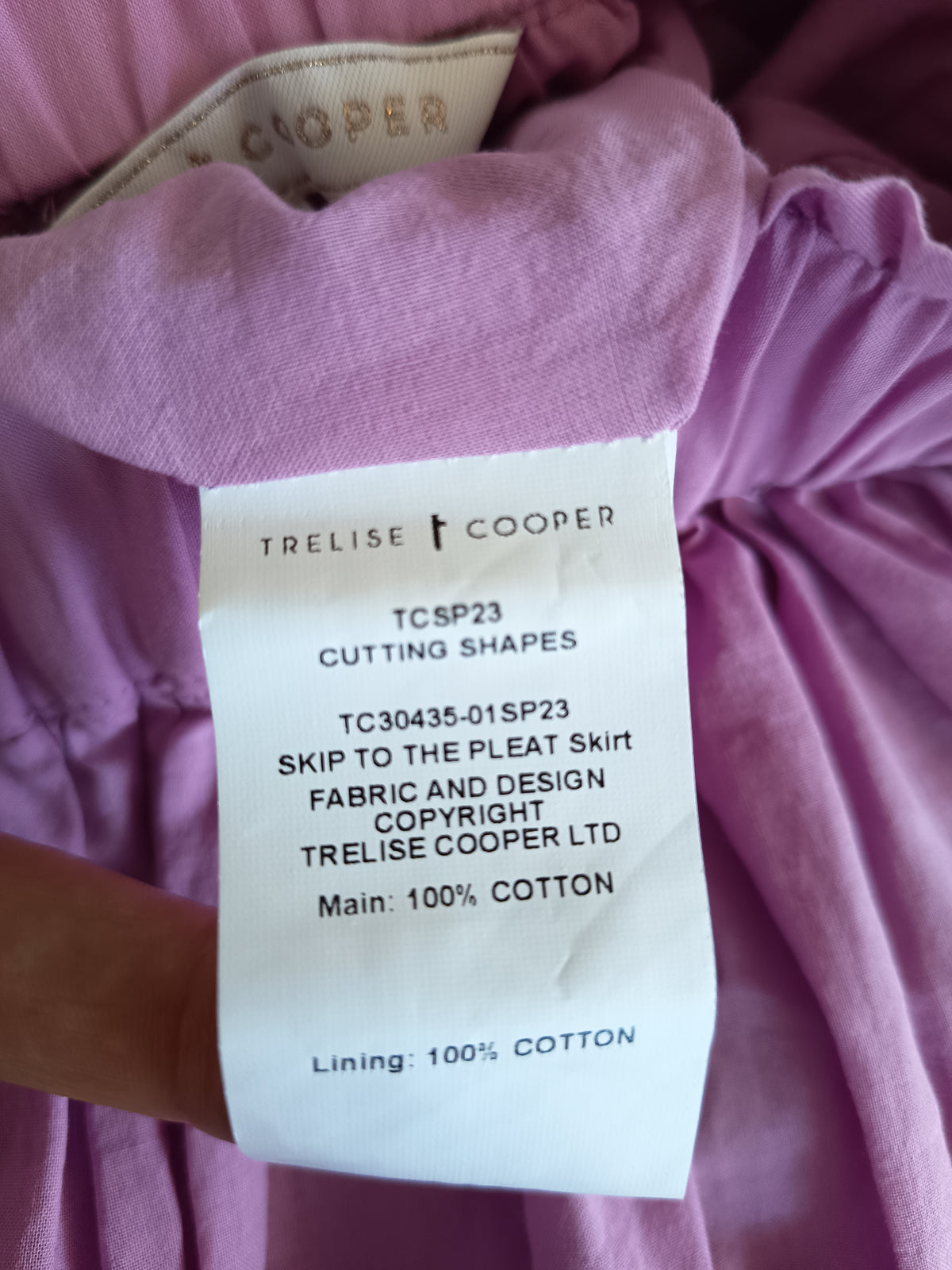 Trelise Cooper Skip To The Pleat Skirt (S)