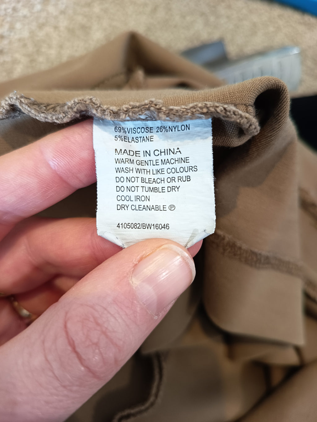 Basque A-Line Tan Mini Skirt (12)