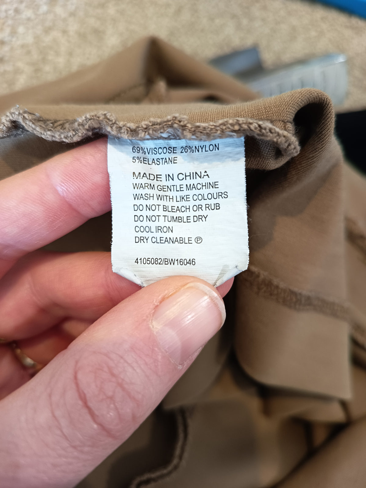 Basque A-Line Tan Mini Skirt (12)