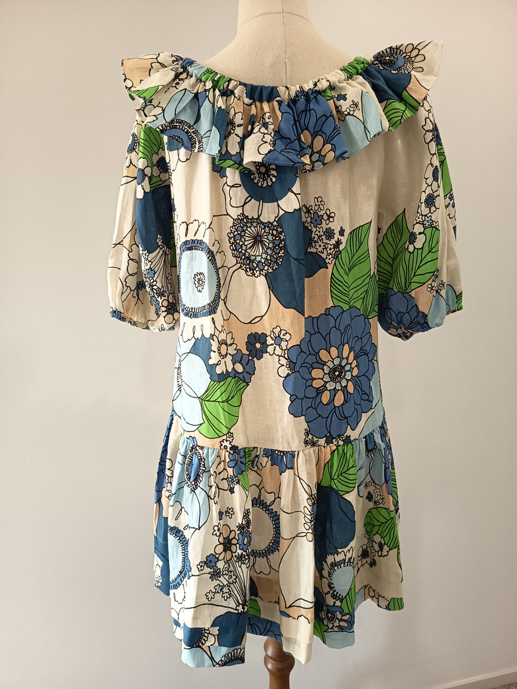 Alèmais Farrah Ruffle Mini Dress (6)