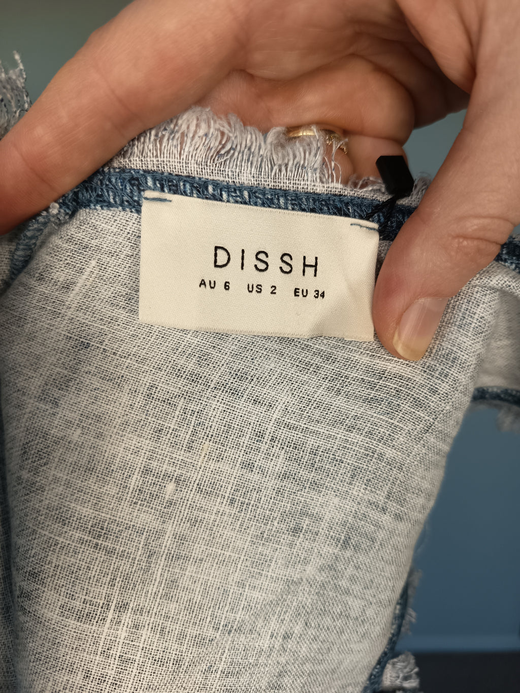 DISSH Leon V Neck Linen Slip Dress (NEW)
