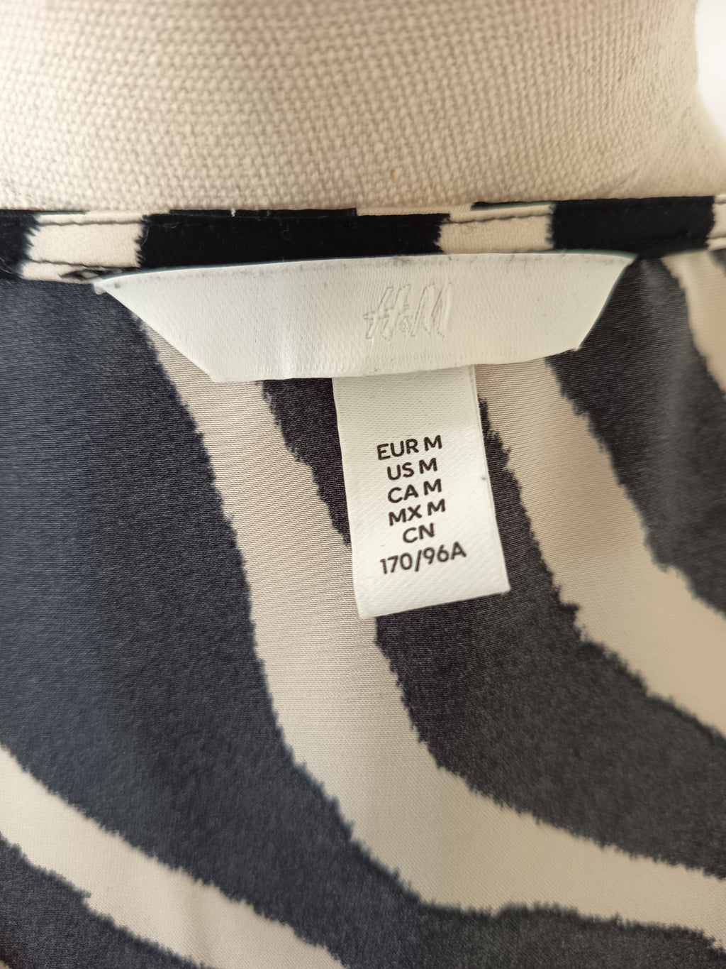 H&M Satin Wrap Mini Dress (M)