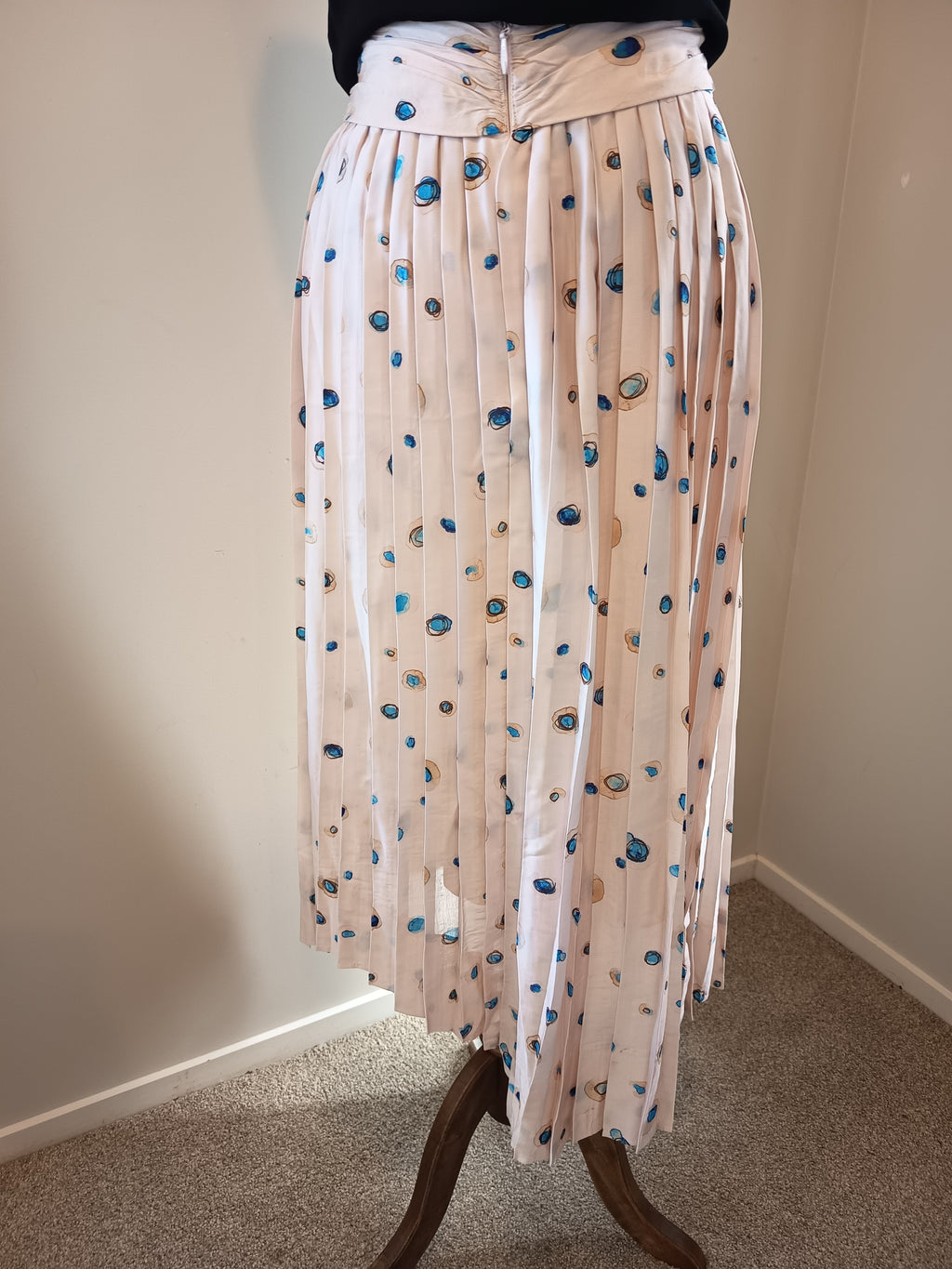 Aje Overture Pleat Skirt Pointe Bleu (8) (NEW)