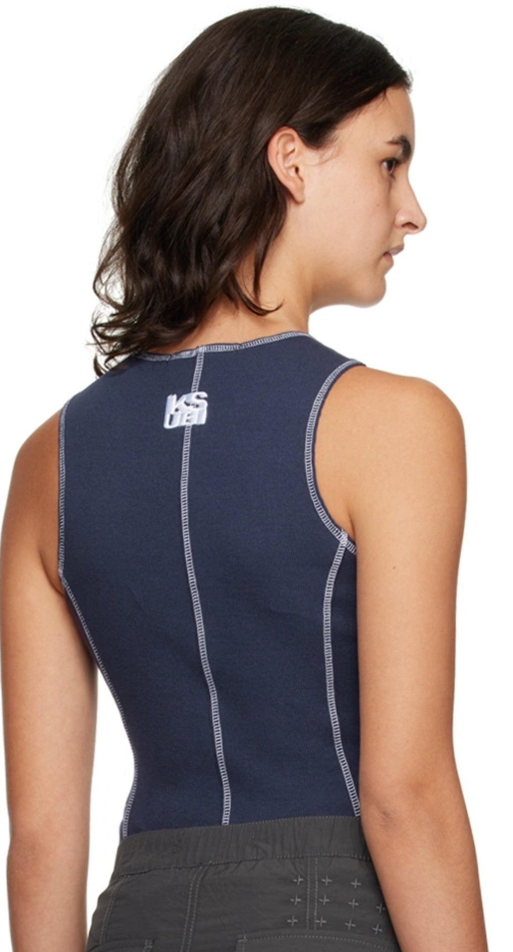 Ksubi Navy Pursuit Bodysuit