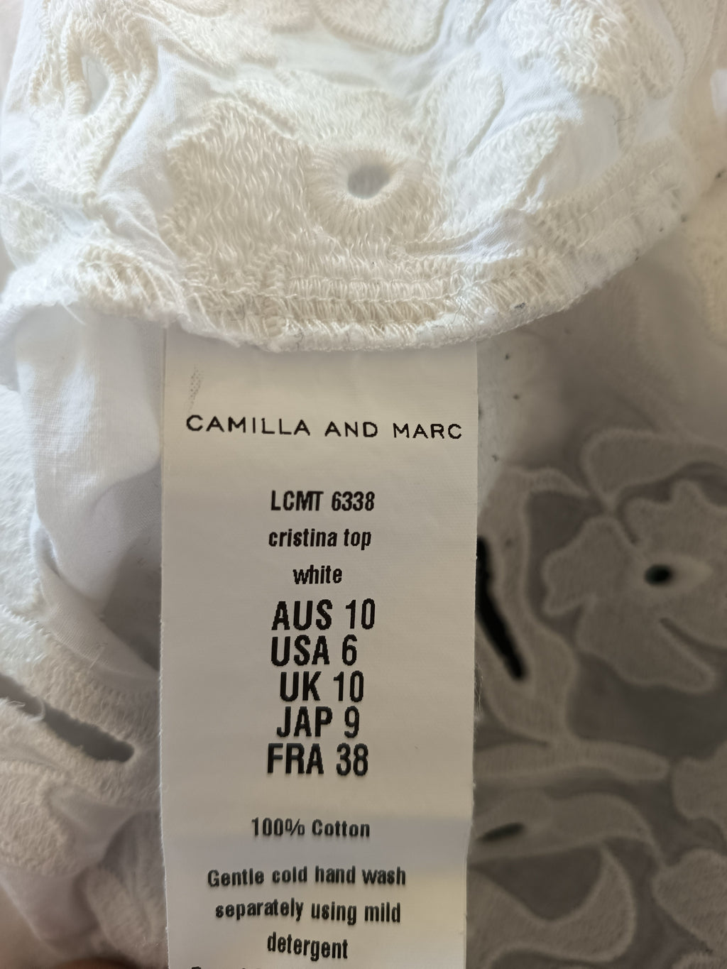 Camilla & Marc Cristina Top