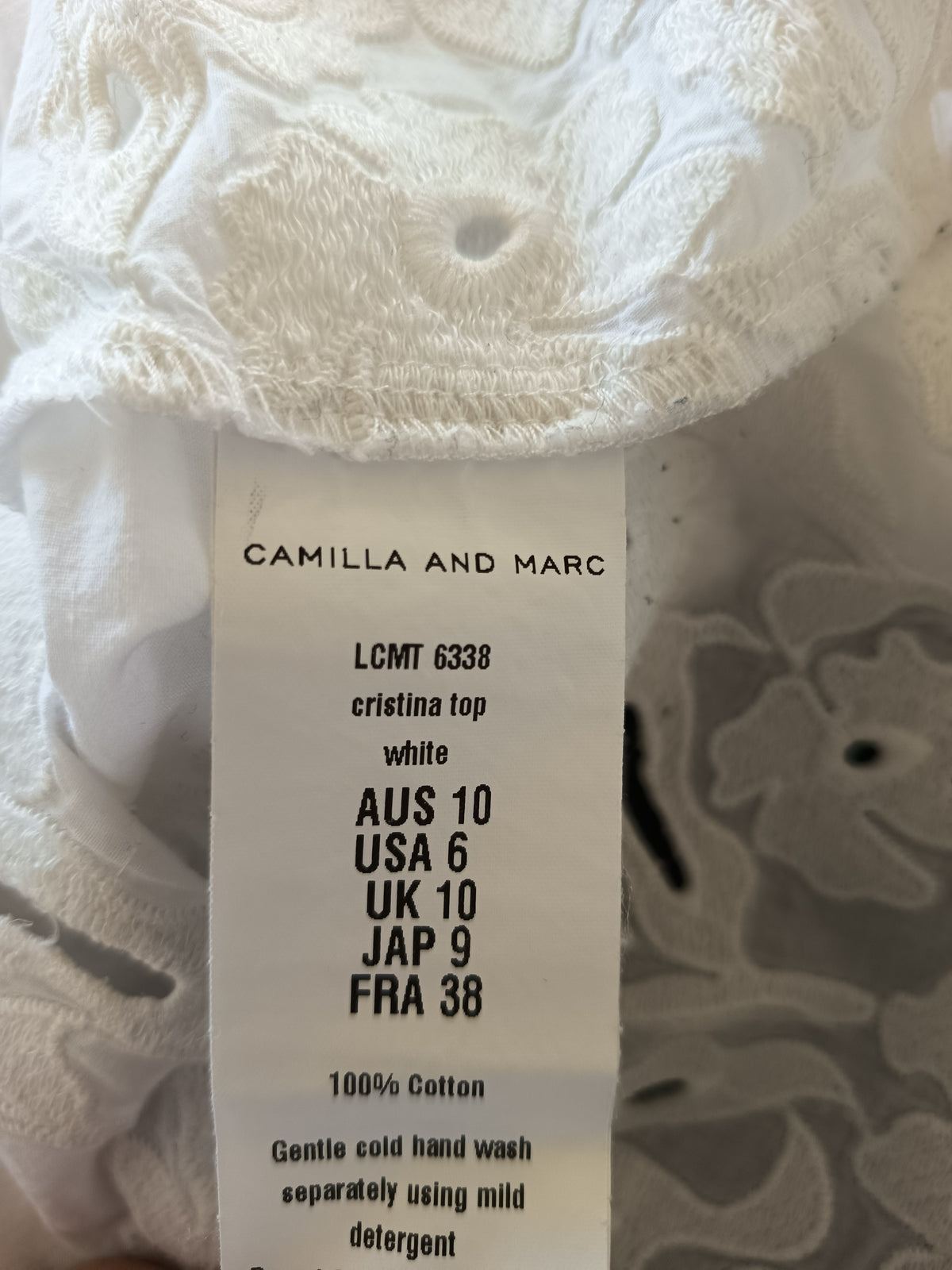 Camilla & Marc Cristina Top