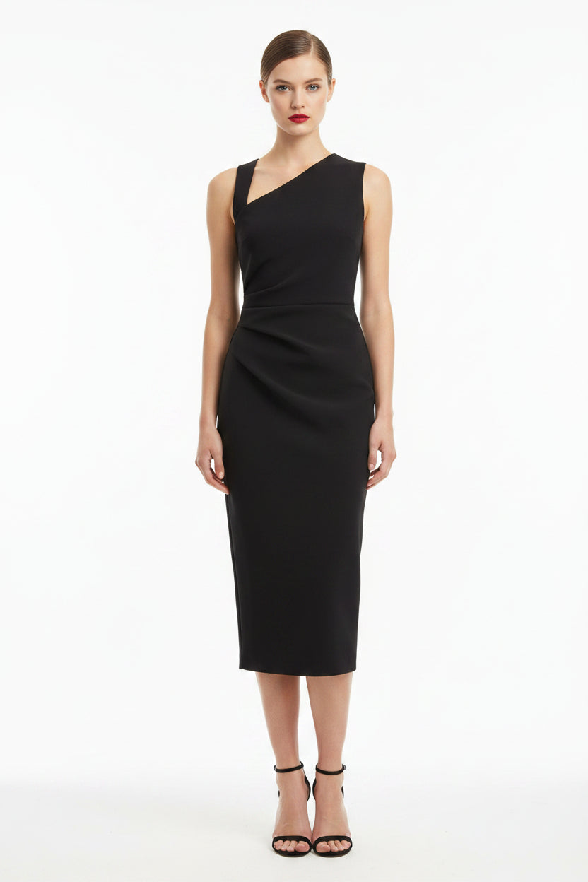 Bec + Bridge Assymetric Neckline Midi Dress (8)