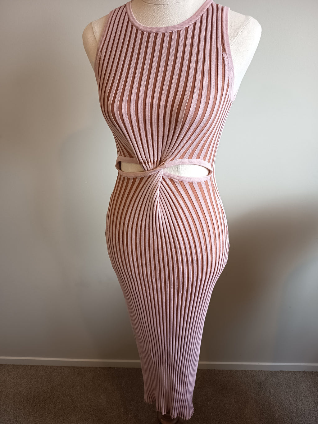 Elka Collective Lavinia Ribbed Midi Dress