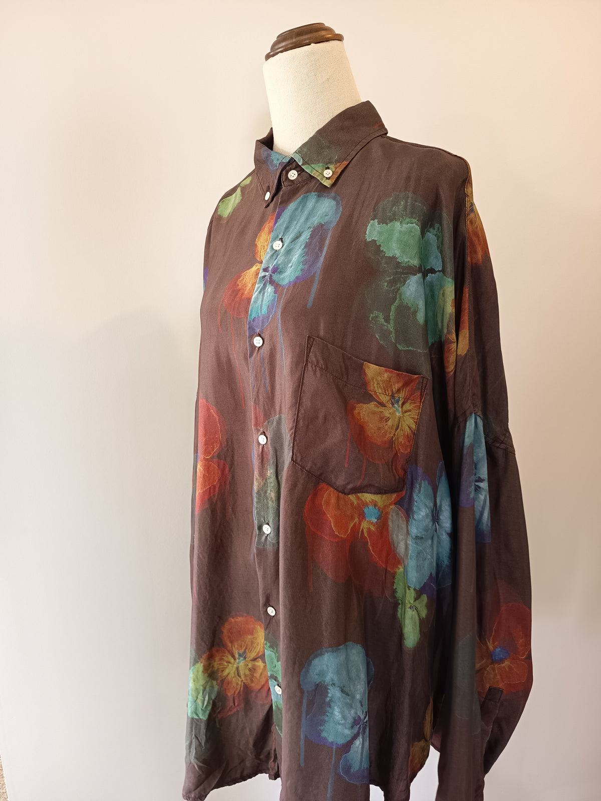 Summi Summi Long Sleeve Shirt Pansy Drip