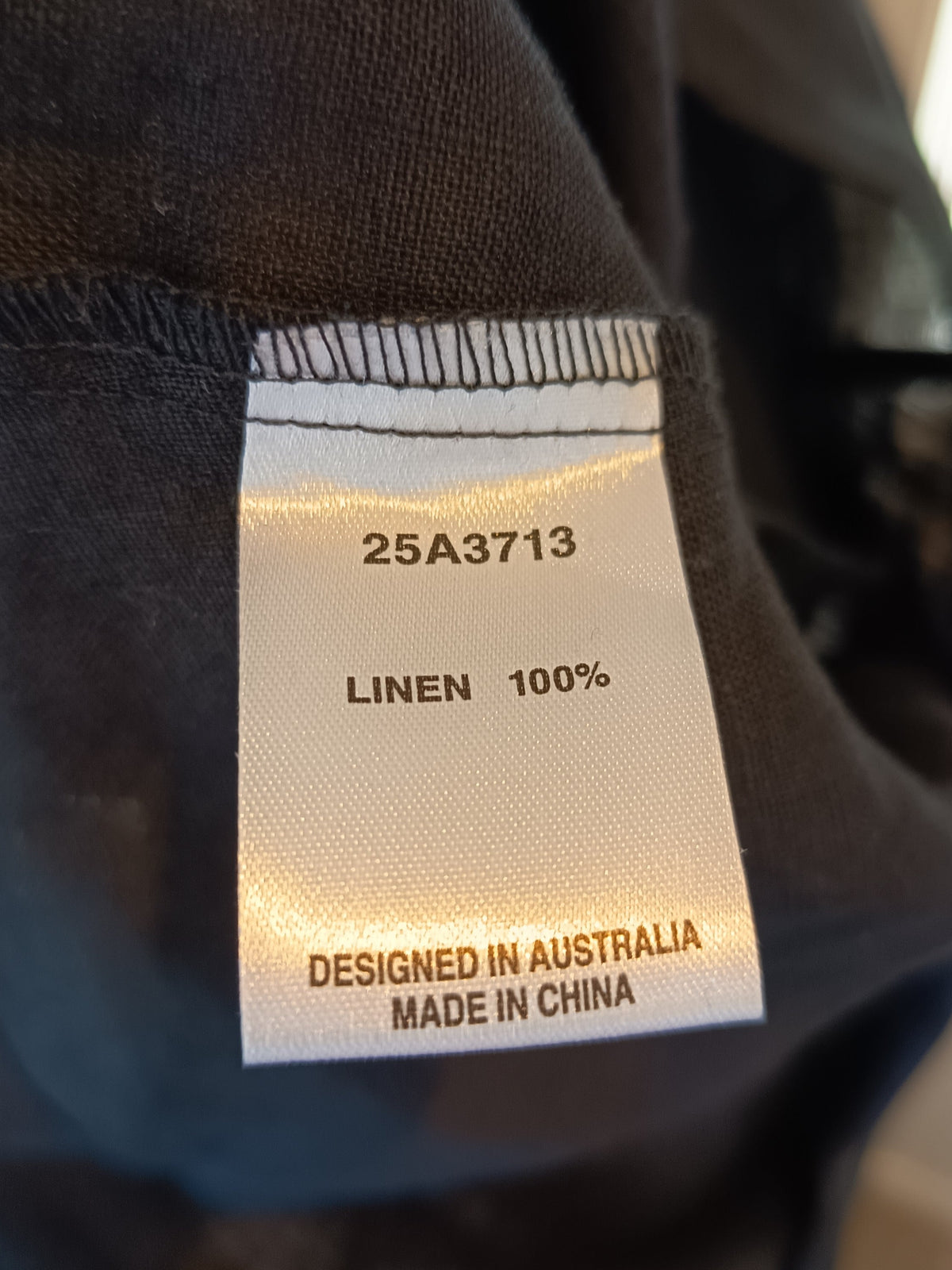 Tirelli Pleat Hem Linen Top