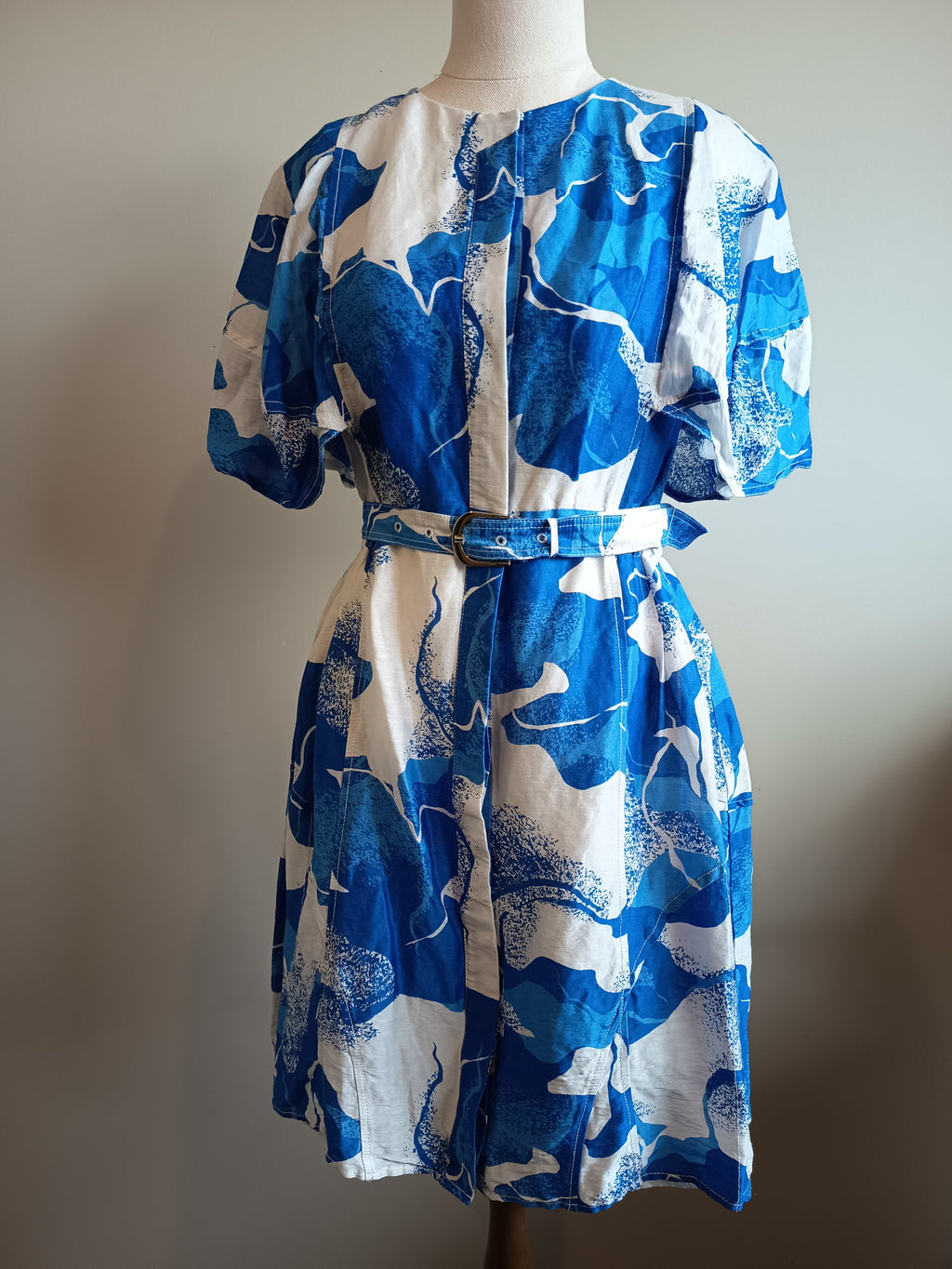 Country Road Print Organza Mini Dress