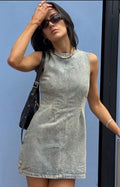 Ena Pelly Gracie Denim Mini Dress (NEW)