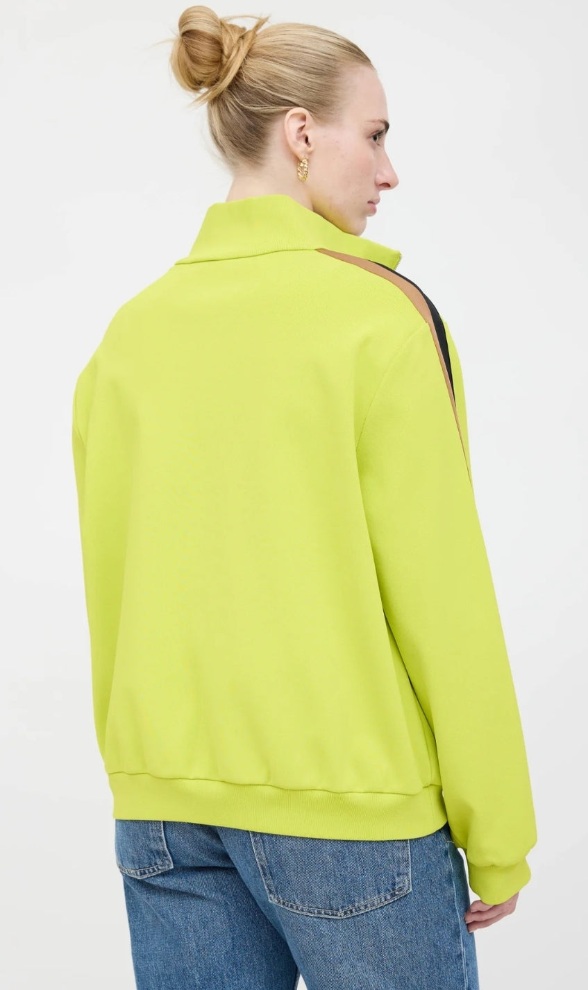 Tory Burch Side-Striped Detailed Sweatshirt