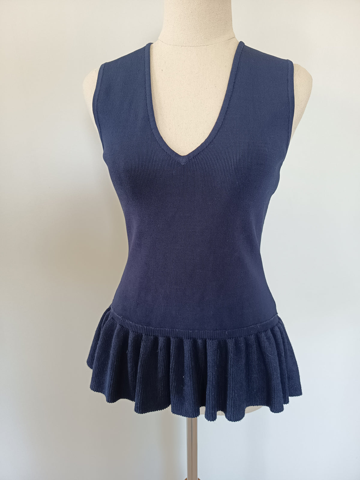Seed Peplum Knit Tank (XS)