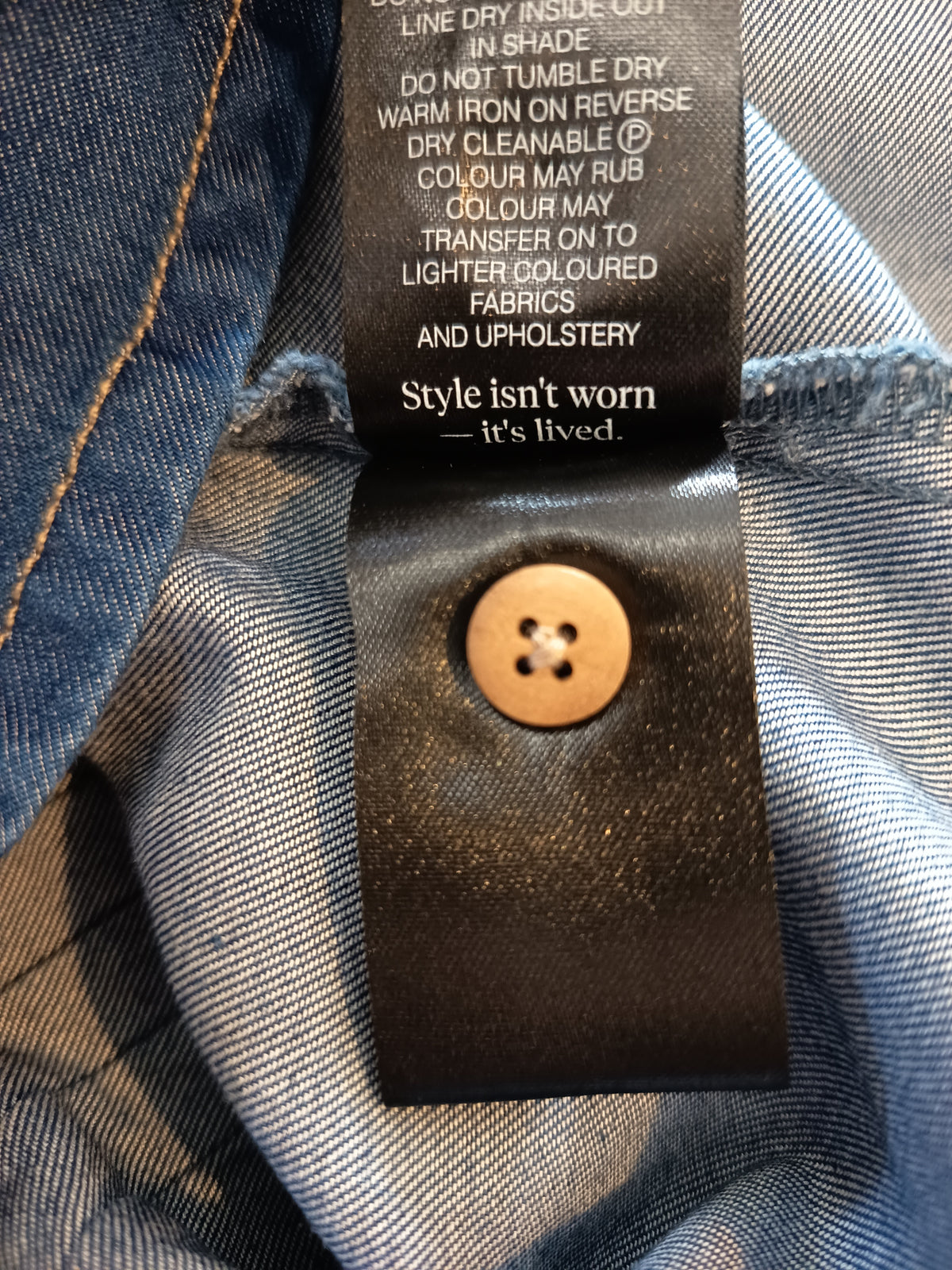 Max Brooklyn Tuck Detail Denim Vest