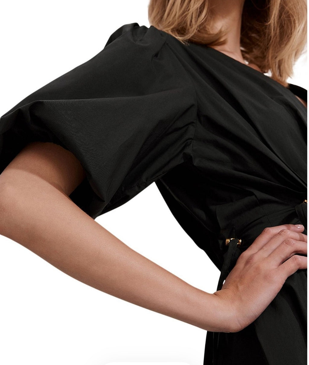 Country Road Gathered Detail Midi Dress (10)