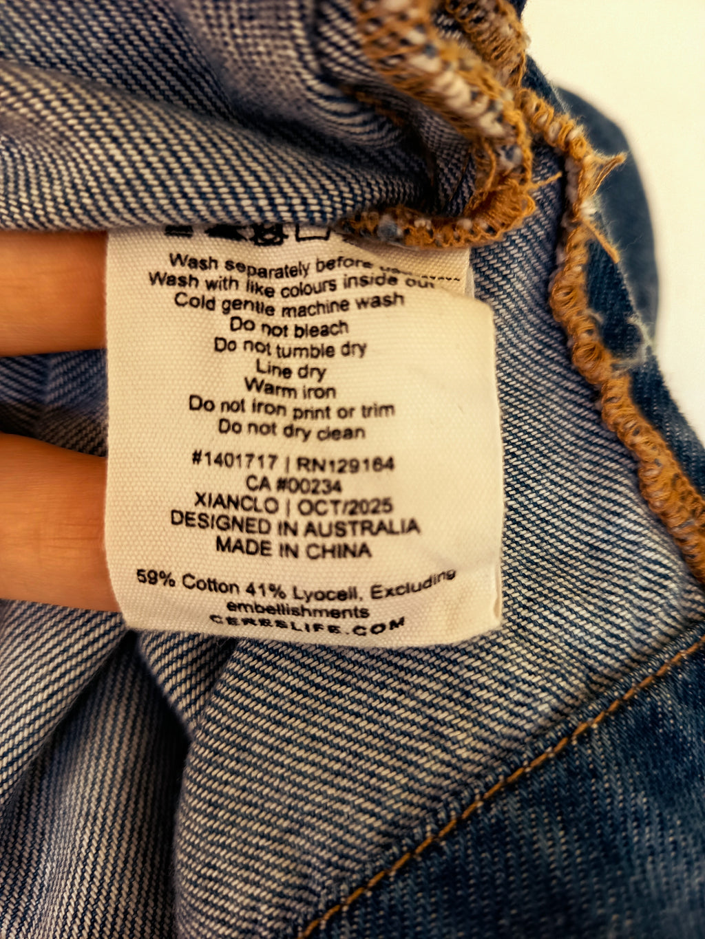 Ceres No Short Sleeve Denim Shirt (L)