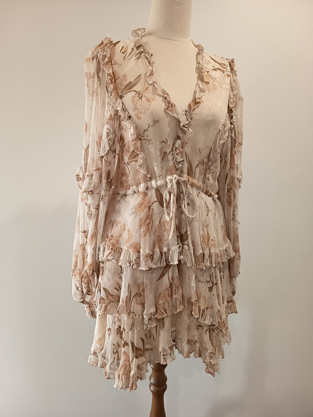 Shona Joy Nina Frill Mini Dress