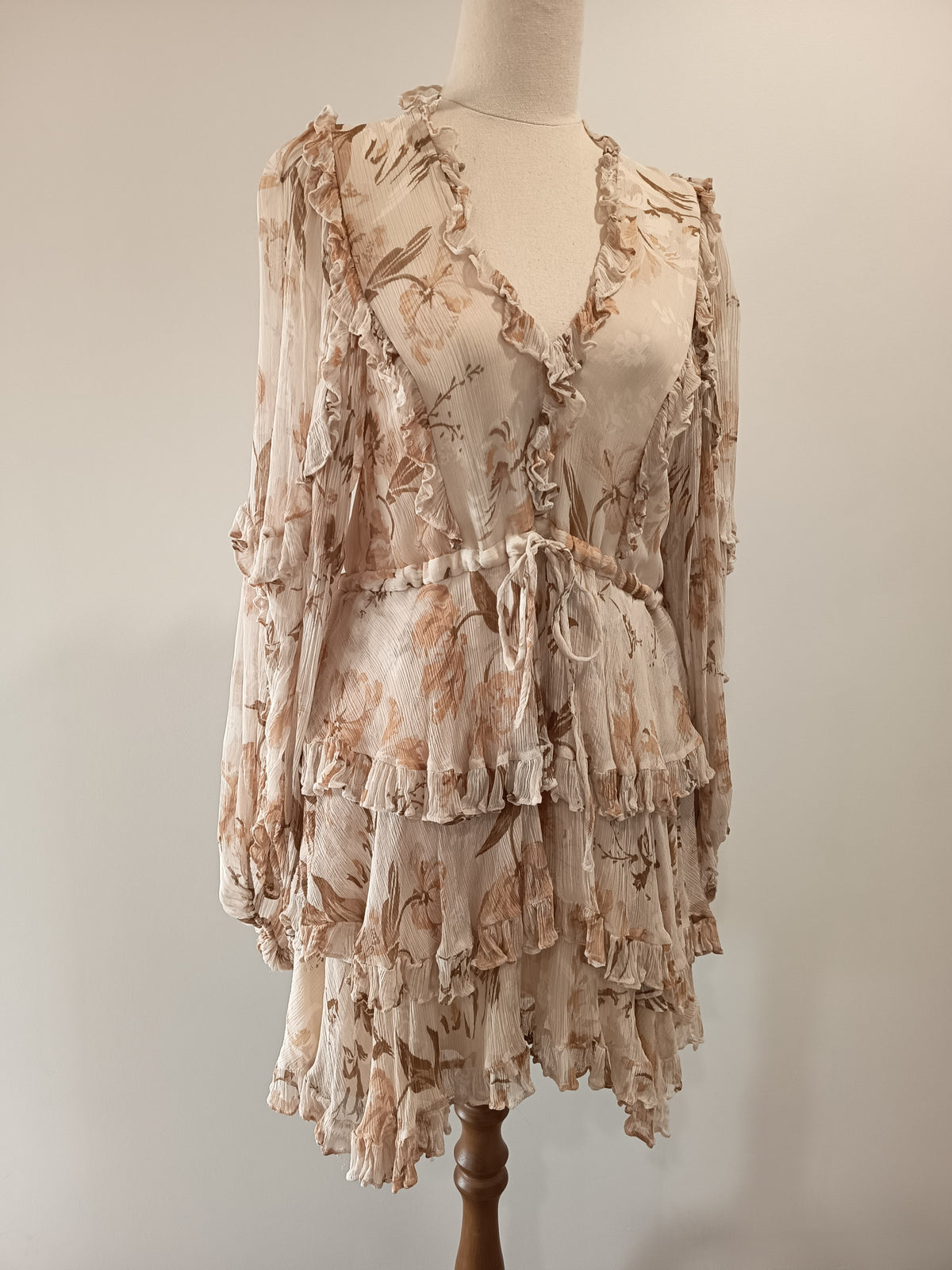 Shona Joy Nina Frill Mini Dress